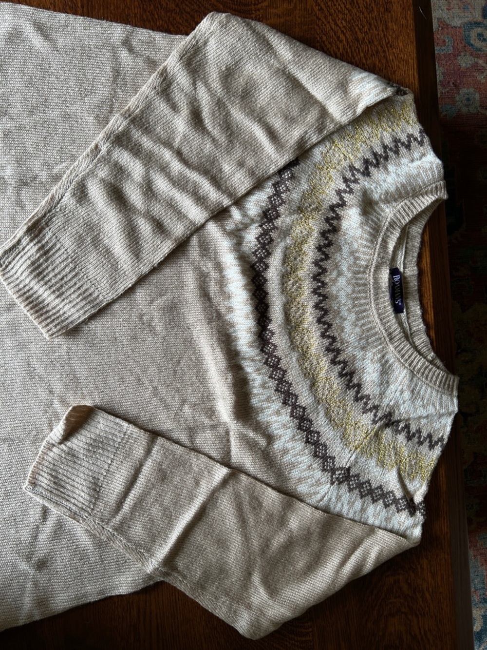 Roaman’s Pullover Sweater size 18/20 New in packaging.